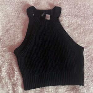H&M Black Knit Tank Top